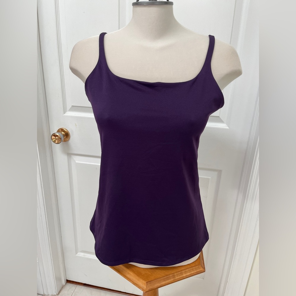 Daniel Laurent Stylish Women's Dark Purple Tank Top
